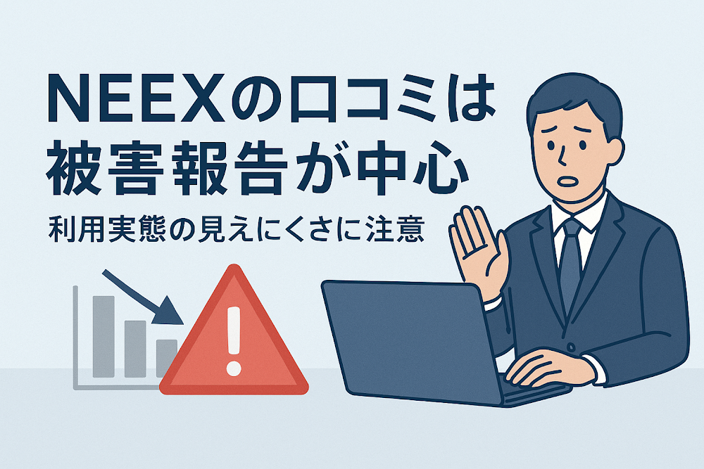 NEEXは詐欺？安全性やリスク・口コミ評判を調査した結果 | 株式会社