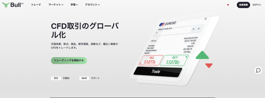bullfxo.comドメインのサイト