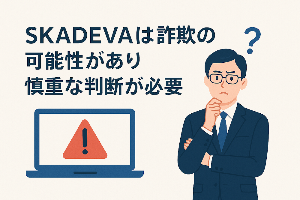 SKADEVAは詐欺の可能性があり慎重な判断が必要