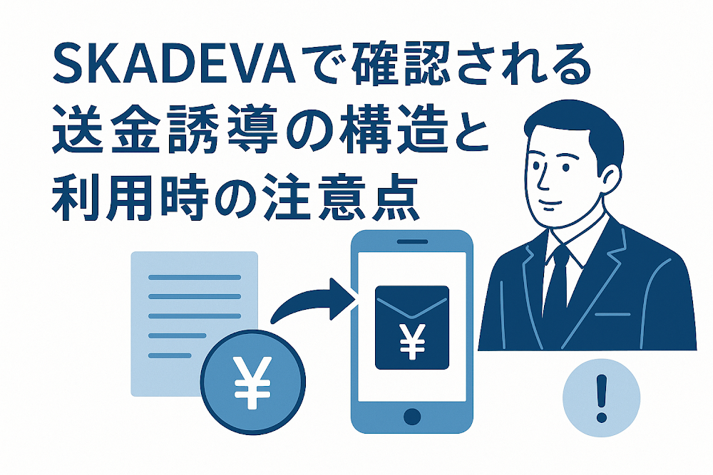 SKADEVAで確認される送金誘導の構造と利用時の注意点