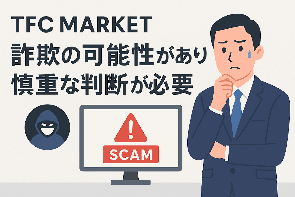 TFC MARKETは詐欺の可能性があり慎重な判断が必要