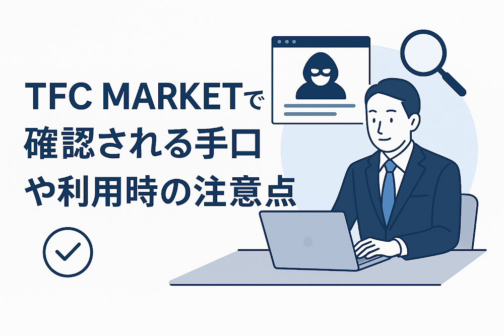 TFC MARKETで確認される手口や利用時の注意点