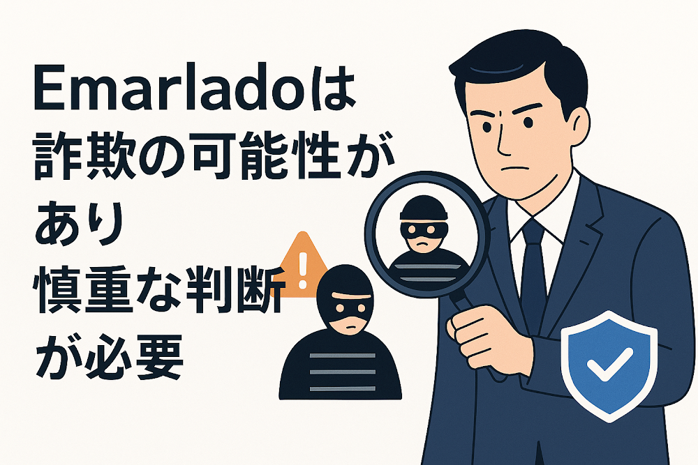 Emarladoは詐欺の可能性があり慎重な判断が必要