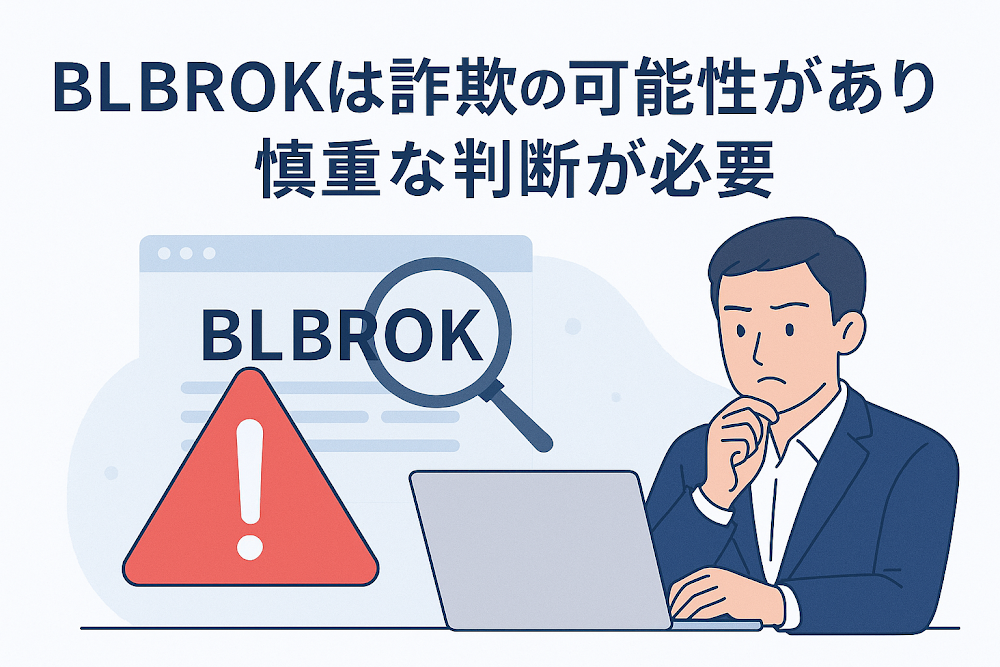 BLBROK（berlinbroker.com）は詐欺の可能性があり慎重な判断が必要