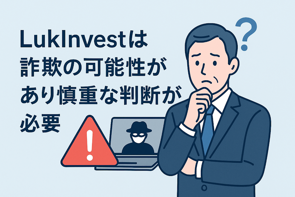 LukInvestは詐欺の可能性があり慎重な判断が必要
