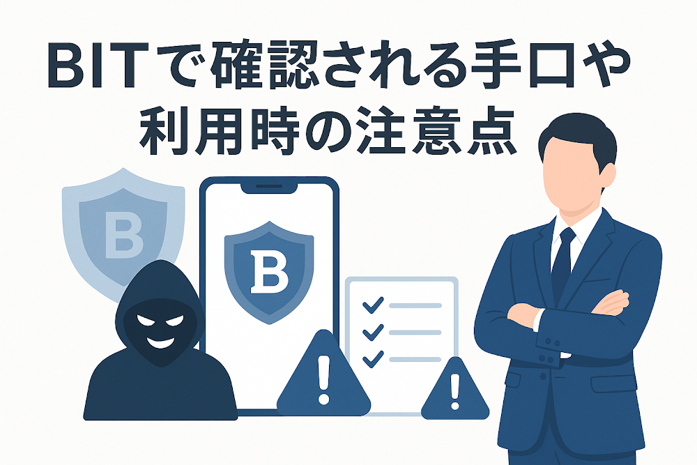 BITで確認される手口や利用時の注意点
