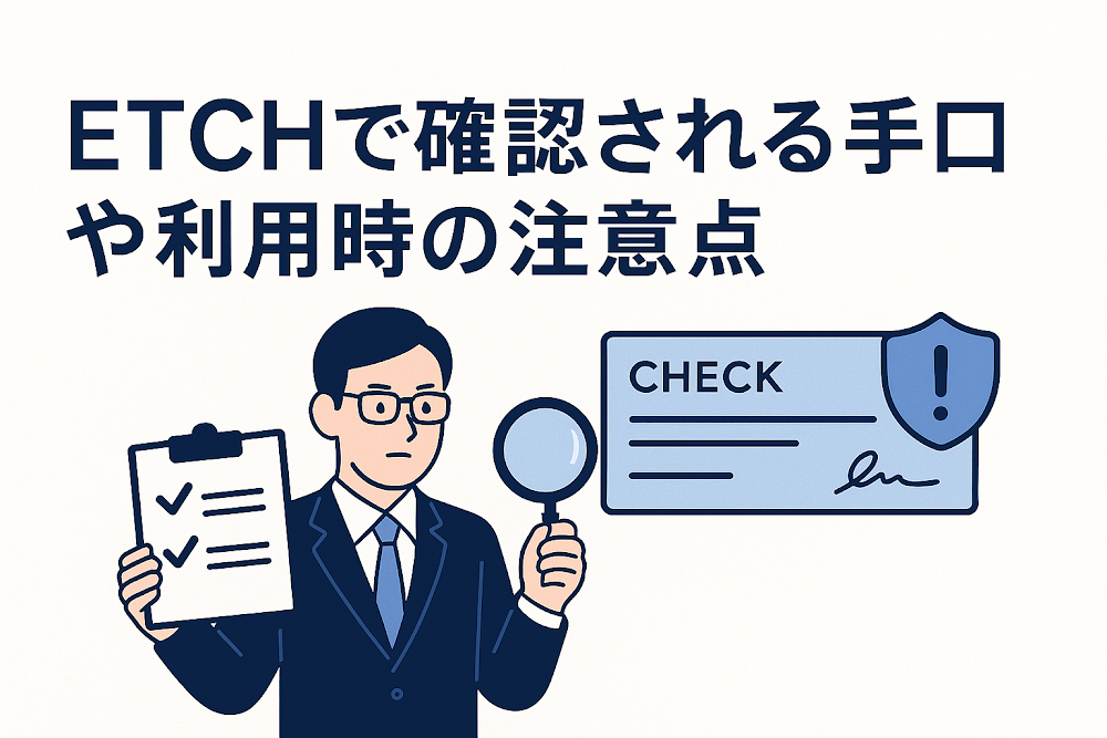 ETCHで確認される手口や利用時の注意点