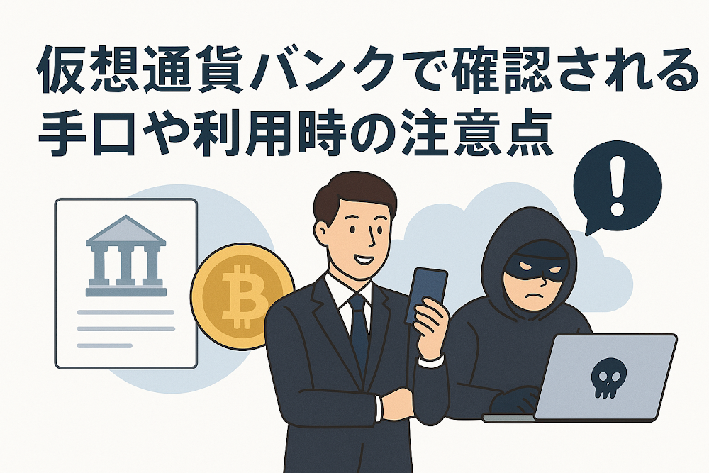 仮想通貨バンクで確認される手口や利用時の注意点