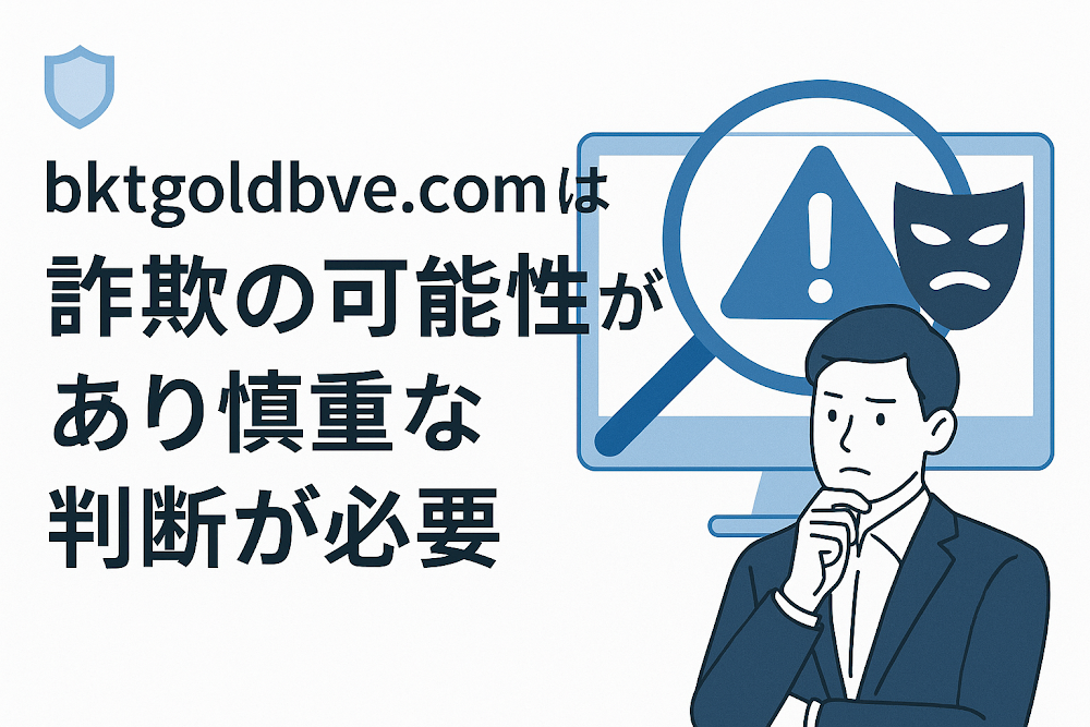 bktgoldbve.comは詐欺の可能性があり慎重な判断が必要