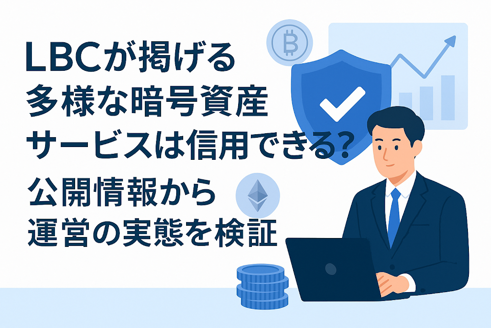 LBCが掲げる多様な暗号資産サービスは信用できる?公開情報から運営の実態を検証